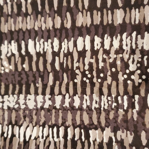 Ann Taylor Animal Print Mesh Ruffle Sleeveless Tank Top - Picture 9 of 9